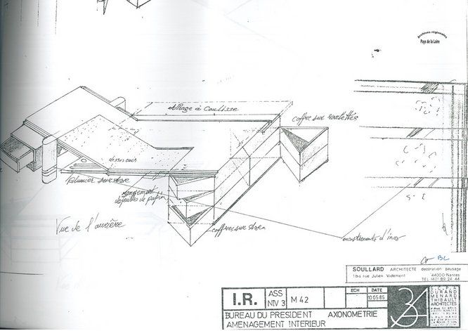 Bureau conçu par Louis Soullard 