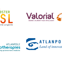 8 logos des partenaires de l'évènement NutrEvent