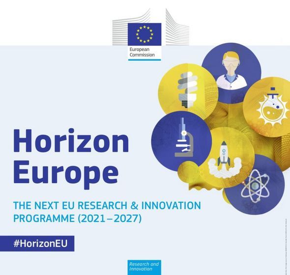 image avec texte : Horizon Europe, the next EU research & innovation programme (2021 -2027) #HorizonEU